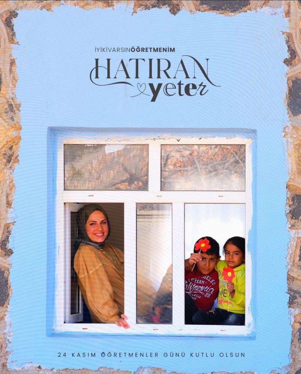 Yeni neslin inşasına adanmış tüm fedakârlıklarınız, geleceğe bırakılan en değerli hatıradır; hatıranız yeter öğretmenim.

#HatıranYeter

<a href="/BaglarMEM21/">Bağlar İlçe Milli Eğitim Müdürlüğü</a> 
<a href="/Diyarbakirmem/">Diyarbakır İl Millî Eğitim Müdürlüğü</a> 
<a href="/tcmeb/">Millî Eğitim Bakanlığı</a> 
<a href="/Yusuf__Tekin/">Yusuf Tekin</a>