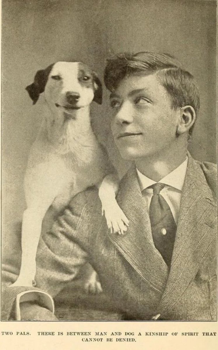 JamesLucasIT's tweet image. A man with his dog in the 1920s