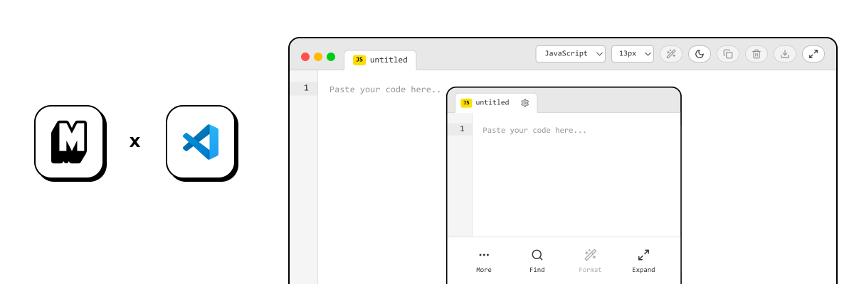 mtlb_community's tweet image. 🔥 New at @mtlb_community :

Built-in code editor with:
✅ Syntax highlighting (20+ languages)
✅ Prettier formatting
✅ Find &amp;amp; replace
✅ Line numbers + folding
✅ VS Code-style UI
✅ Mobile support

Write code, format it, share it—all in one place.

No screenshots. No…