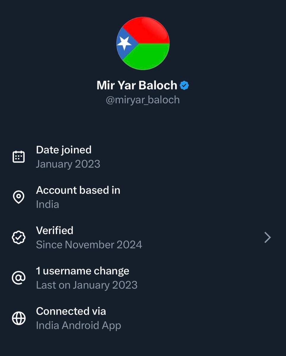 Meena_Majeed's tweet photo. We have always said that these accounts are being operated in India and hostile countries. They do not belong to Balochistan; they are just trying to misguide our youth, Now the Twitter updates have exposed them. https://t.co/qc0eYfBQC7