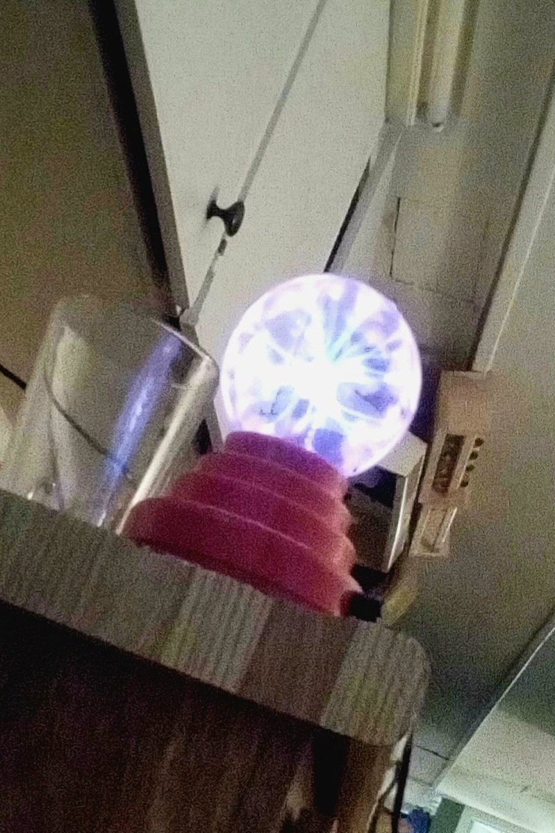 dad got on of the science balls