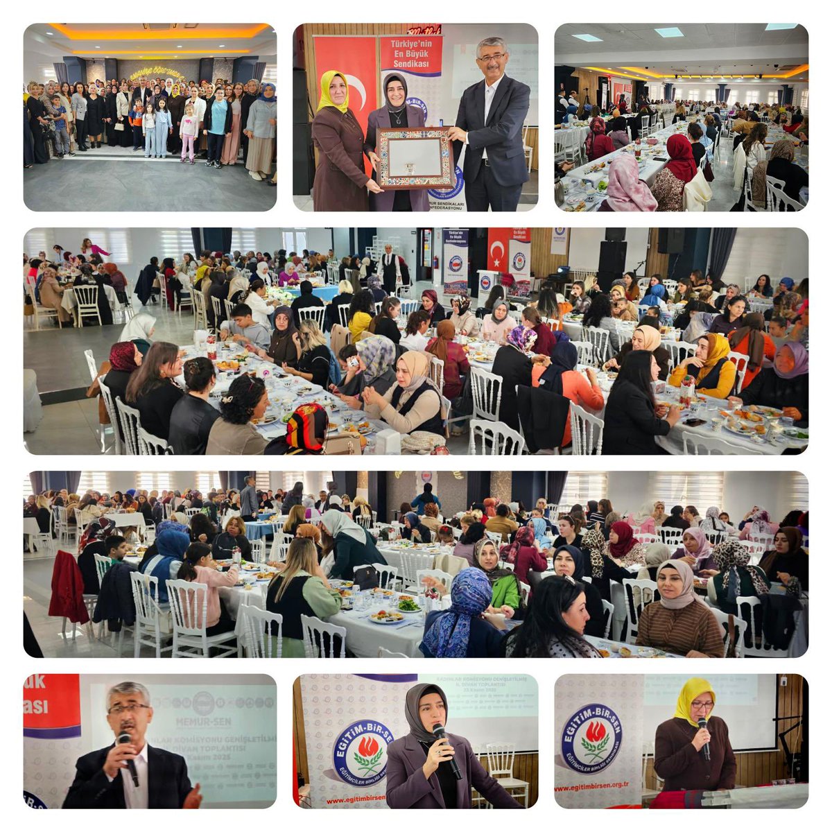 📍 Osmaniye’ deyiz..

Memur-Sen Osmaniye Kadın Komisyonun düzenlediği Teşkilat Buluşmasına katıldık. 

Memur Sen olarak;
• Ücretli doğum izinleri artmalı, 
• Kreş ve bakım desteği verilmeli, 
• Tam istihdam güvencesiyle esnek çalışma modelleri geliştirilmeli derken sadece