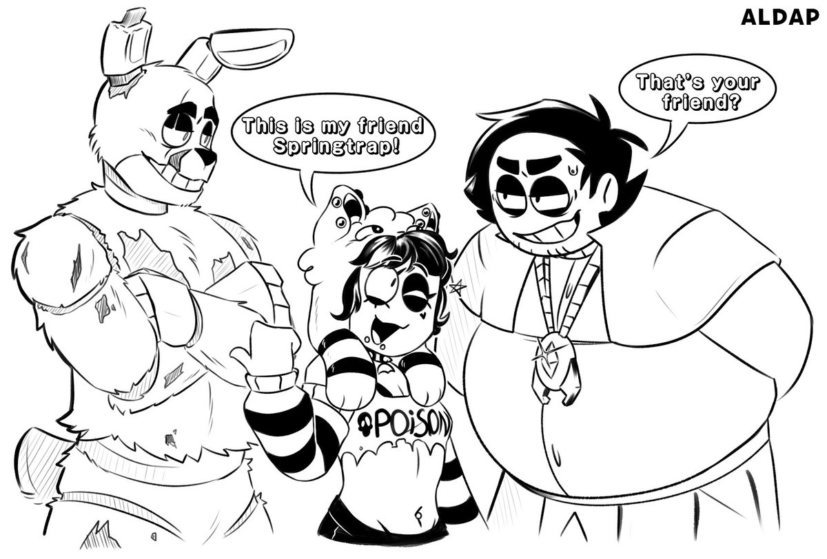 Aldap99's tweet image. Commission for zombi_kandi from TikTok^^

#Springtrap #bobvelseb #commission #commissionsopen