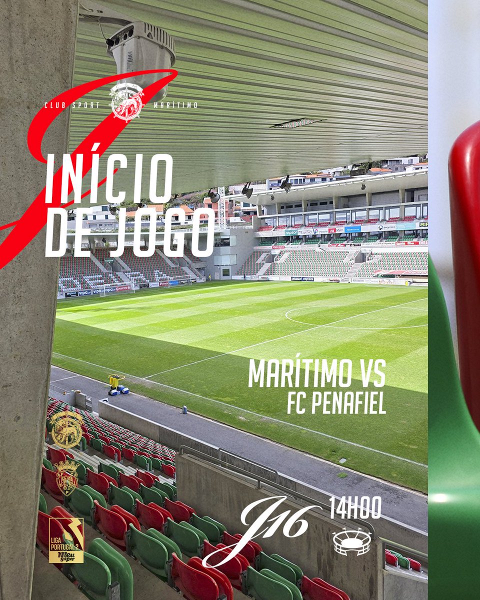 MaritimoMadeira's tweet image. 🎙Início de Jogo / Kick-off / Empieza el partido / Inizio del Gioco

#CSMaritimo #PovoQueSabeLutar #CSMPEN