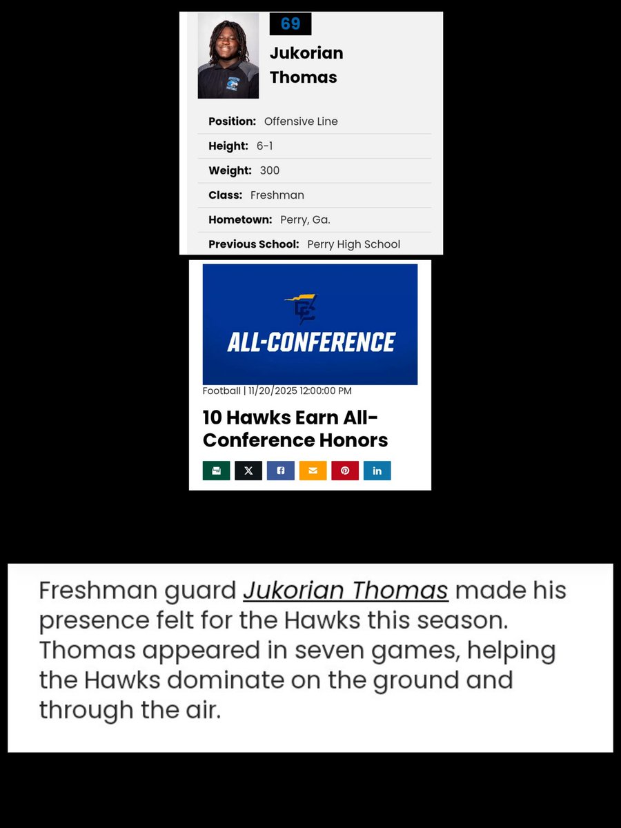 Congratulations to true freshman <a href="/JukorinThomas/">jukorin14</a> on being selected to the all conference team .. <a href="/CoachSmith_PHS/">Kevin smith</a> <a href="/EricDevoursney/">@coachdevo</a> <a href="/coach_Mahler/">Cody Mahler</a> ..