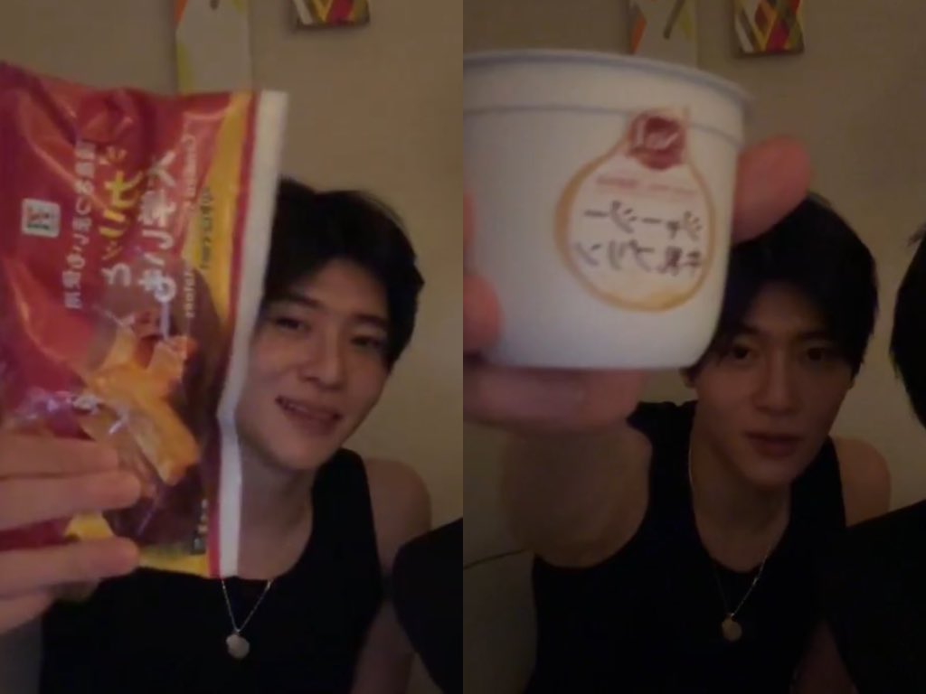 rgmroso's tweet image. 시온픽 최애 일본 간식 먹어볼게요 야호 ! ! !