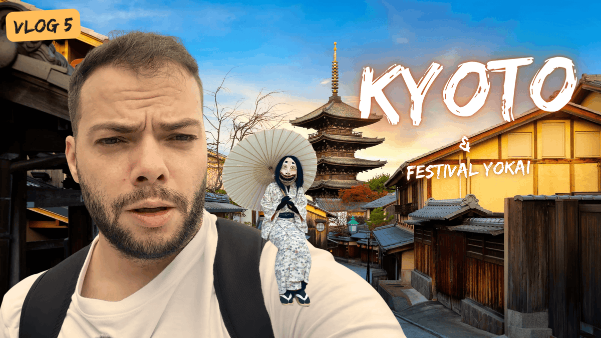 R5VeRs's tweet photo. 🎥 Nouvelle vidéo ce soir à 18h !

Vlog à Kyoto : temples, musée Nintendo et Festival Yokai 🏯🎮👹

#Kyoto #Vlog #Nintendo #Yokai https://t.co/9V6v0UB55l
