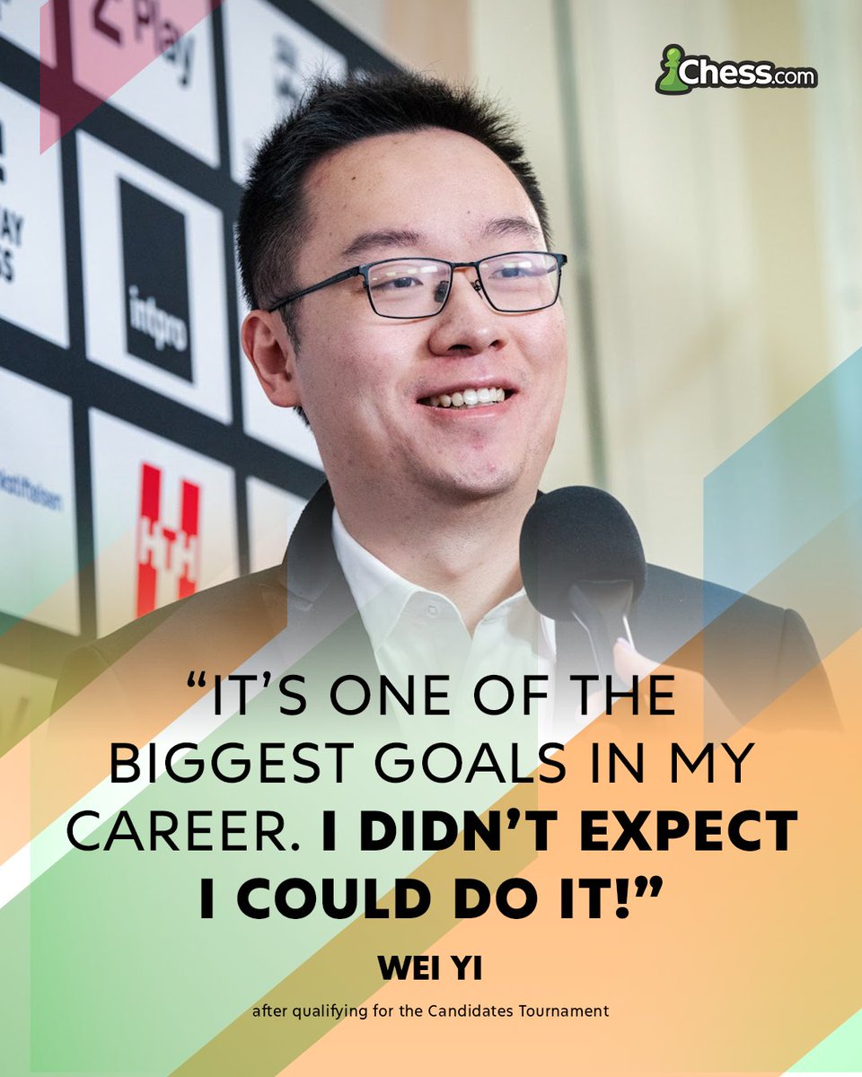 chesscom's tweet image. One of the brightest prodigies in chess history has now reached the Candidates for the first time! 🙌