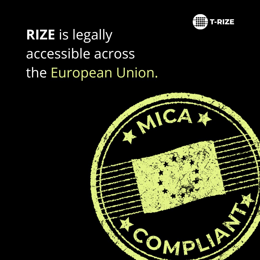EmmyCryptix10's tweet image. Regulatory clarity and market accessibility are what truly unlock #RWA tokenization.

By aligning with MiCA standards early, @trize_io positions $RIZE for seamless distribution across Europe, turning compliance into a real competitive edge.

#TRizer