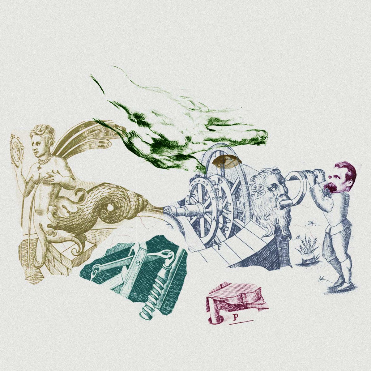 Während er in  seinen Frühschriften an die romantische Kritik der Maschine als  leblosem Apparat, der die Menschen unterjocht, anknüpft, und mitunter  fast ein wenig wie Marx klingt, vollzieht Nietzsche in seinem Spätwerk  eine bemerkenswerte Wandlung und propagiert nun die