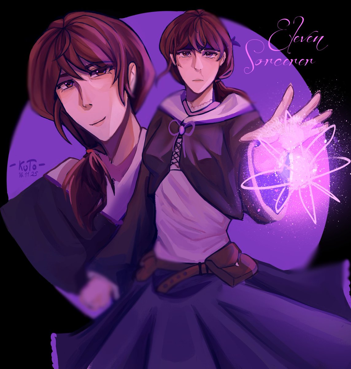 Koto_56__'s tweet photo. My little lightbulb, I love her so much ⭐))
I was actually surprised when I realized I had never drawn her before.
So here’s my DnD headcanon version of her
Honestly… I’m not really happy with this design
#Koto56art #StrangerThings
#Eleven #StrangerThingsdnd #art https://t.co/PozgANaO4A