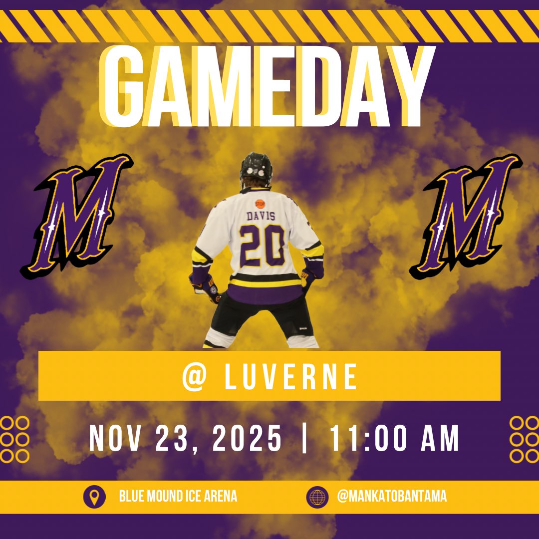 GAMEDAY! District double header today! Boys looking to pick up 6 points in Luverne and Fairmont. Tune in on YT!

<a href="/mnhshockeytalk/">mnhshockeytalk</a> <a href="/FollowThePuck/">FollowThePuck 👻</a>