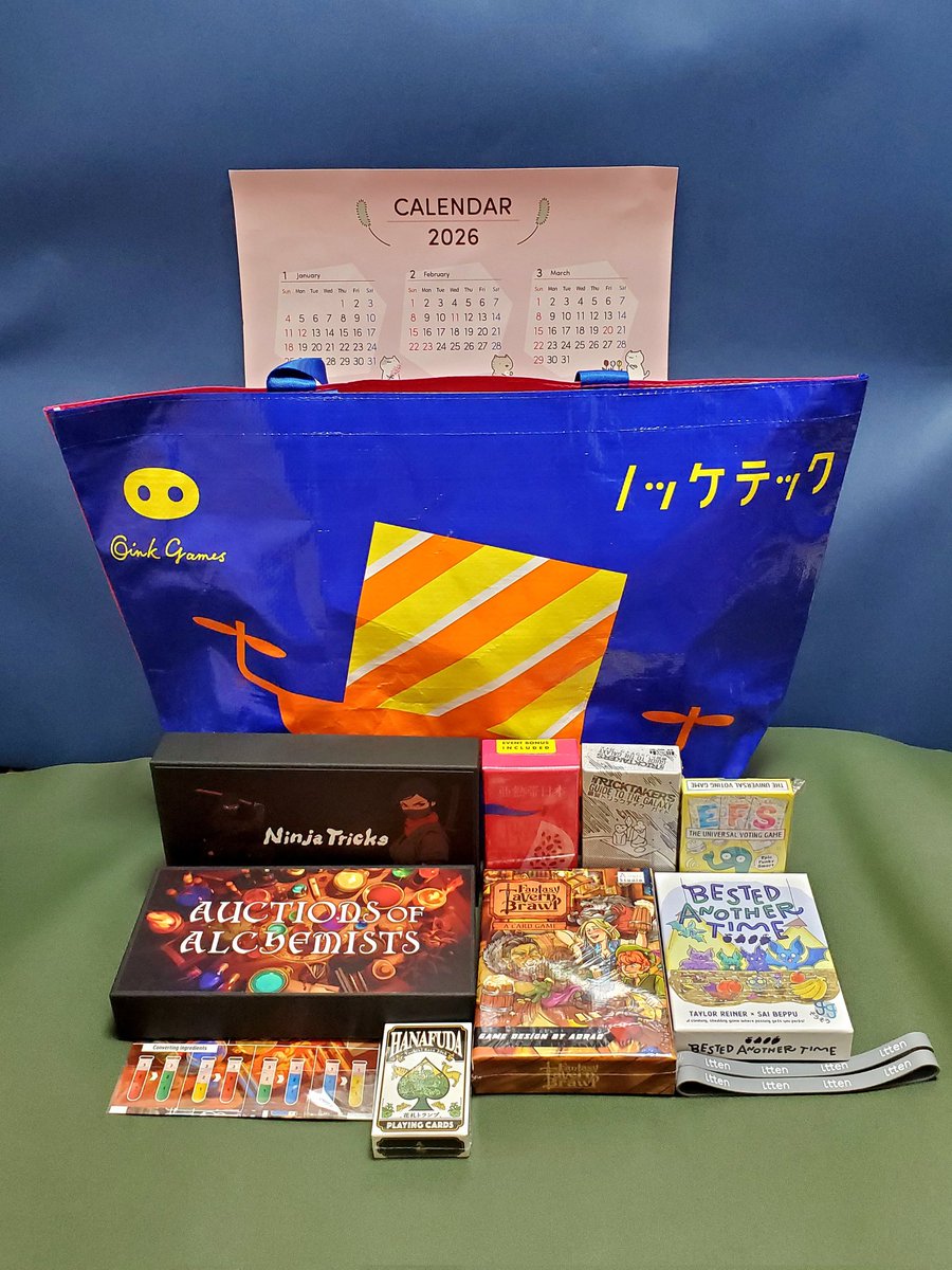 Missmerc007's tweet photo. Thank you for a wonderful #GameMarket and for visiting our booth 🥰 Meeting everyone is my favorite part of the show 🥹🤗
Here are some games that came home with me from Game Market & from last month at Essen
#ゲムマ戦利品
#ゲームマーケット2025秋
#ゲムマ2025秋 #ゲムマ #essen25 https://t.co/ngKdrtJkvt