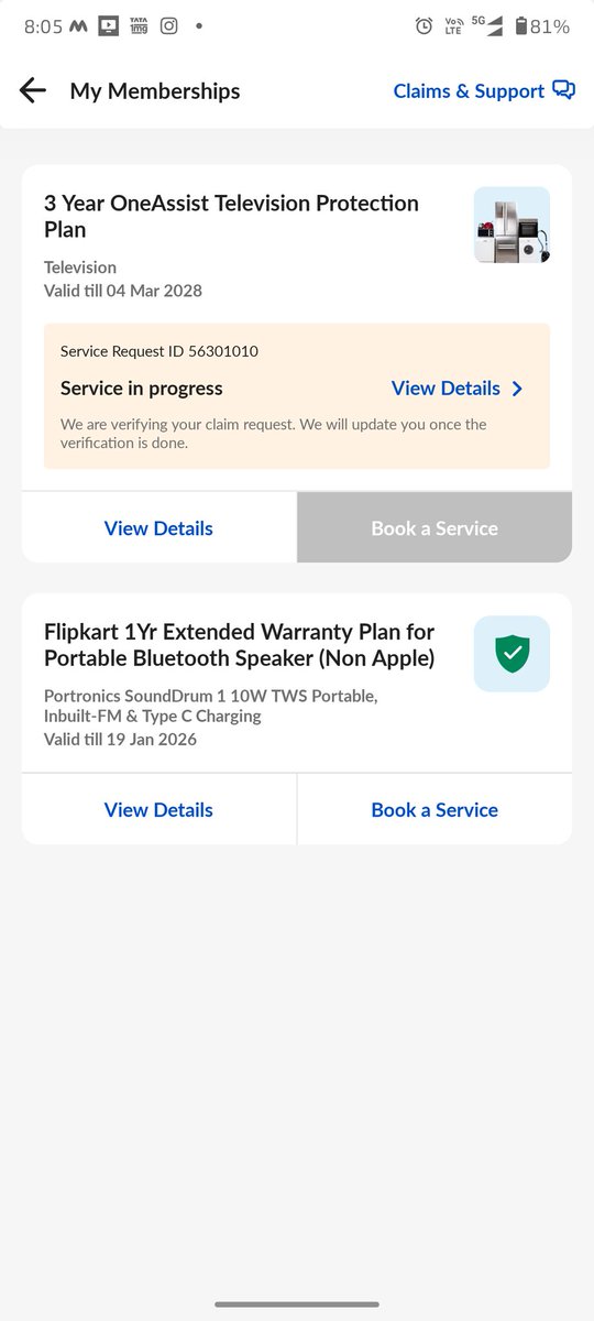 iamrajukumar_'s tweet photo. @oneassist_in Why my claim is still in progress and why the claim is not processed kindly check the details and help to close this. https://t.co/xTesnrRYzD