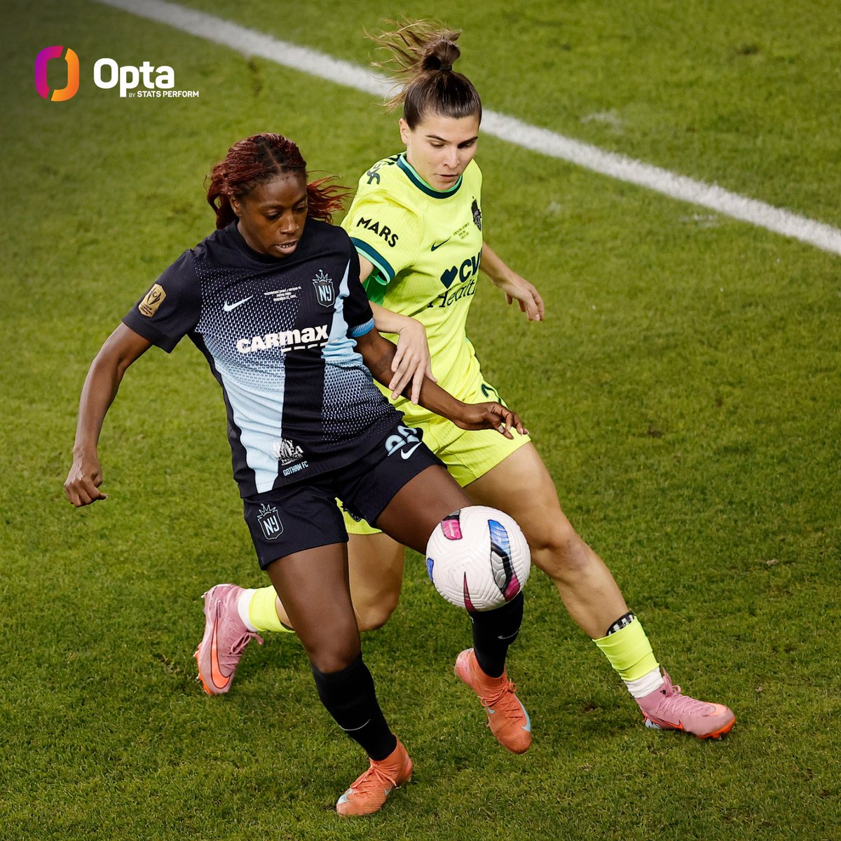 OptaJack's tweet image. 3 - Saturday was the third time @GothamFC held an opponent without a shot on target in an #NWSL match in 2025 (regular season &amp;amp; playoffs), something the other 13 teams achieved just twice combined. Unbreakable.