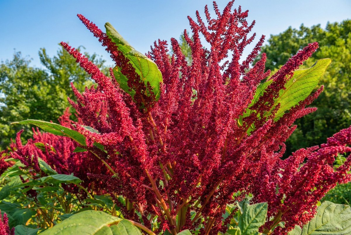 Huauhtli en #náhuatl es «amaranto»