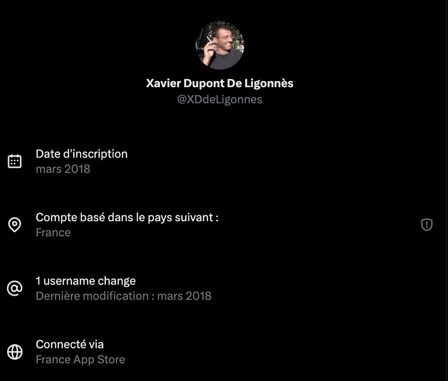 Merci <a href="/elonmusk/">Elon Musk</a> , j'ai resolu l'affaire, je l'ai retrouvé #XavierDupontDeLigonnes