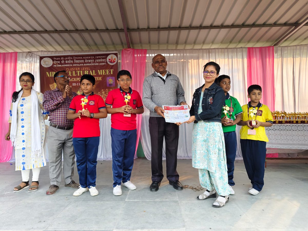 KVBKPARMY1's tweet image. Nipun Cultutal Meet 2025-26 Celebration
@binodbehera25 @KVBKPARMY1 @KVS_HQ @nathashim_21 @kvsrokolkata  #KVS #pmshri #NipunBharat #FLN