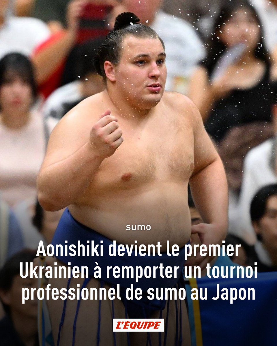 Le lutteur ukrainien Aonishiki est devenu le premier représentant de son pays à remporter un tournoi professionnel de sumo au Japon. À seulement 21 ans, il gravit les échelons du sumo à une vitesse exceptionnelle depuis son arrivée au Japon en 2022.
➡️ l.lequipe.fr/Ca8