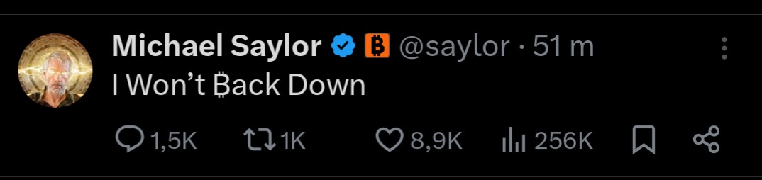 BitcoinStacker's tweet image. No words needed, just drink some coffee ☕