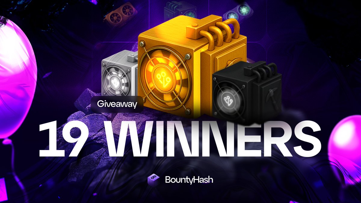 bounty_hash's tweet photo. Bounty Hash #giveaway results 🚀
19 Lucky Winners🔥💸

https://t.co/ZbYO9uzlSk

@Jdynn21 - Wood PC (mining power: $788)
@theelixyne - Wood PC (mining power: $788)
@sam_mid11 - Silver GPU (mining power: $333)
@thereaLeona - Silver GPU (mining power: $333)

15 people will receive $100 to the #BountyHash game balance✨🚀

@DeFiZenX @julietmachi @Nurulanis98 @Rebecca_Dali @Kolakinyl7 @solely_heart @yoshipon_12 @enigmahbar @jegax_ @FinalBowss @Clouver26 @richBTC770 @nftblox @Bogzkie1 @Shingapuo

 Sign up for Bounty Hash and send your email to DM📷 🥳