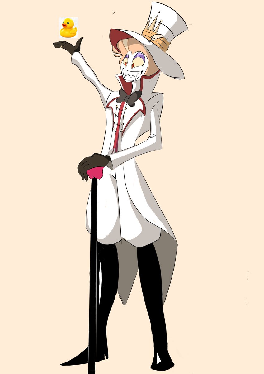 PereeFrog's tweet photo. Lucifer showing off another greatest invention... #HazbinHotel #HazbinHotelFanart https://t.co/B2UE7jipj8