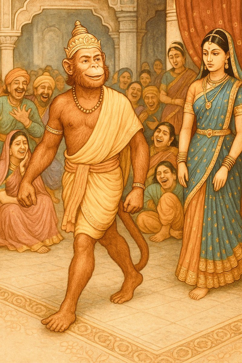 KrisBhattarai's tweet photo. Nārada’s “Last Desire” — The Secret Test of Enlightenment

#VedicStory 
#VedicWisdom 
#SanatanDharma 

Nārada, the celestial sage, wandered through all three worlds singing “Nārāyaṇa… Nārāyaṇa,” yet inside him lived one subtle idea: “I am already enlightened. Who else can surpass me in devotion and wisdom?”

The ego of enlightenment is the subtlest of all egos.

One day, Lord Vishnu smiled and said, “Nārada, if you are truly free, tell me—have you conquered all desires?”

Nārada replied confidently,
“Of course! There is no desire left in me.”

Vishnu gently touched his shoulder: “Then come. Let’s take a walk.”

They walked through a village, and Vishnu pointed ahead: A princess was about to choose her husband in a grand swayamvara. Kings, warriors, sages—all were gathered.

Vishnu said casually, “Nārada, why don’t you join the gathering?”

Nārada laughed: “What will I do there?”

But as soon as they arrived, Nārada saw the princess. She was luminous—serene, intelligent, gentle as moonlight. And suddenly a strange warmth arose in his heart.

He thought, “A wife like her would be good even for a sage. And if Vishnu stands with me… perhaps she will choose me.”

The seed of desire had sprouted. Nārada asked Vishnu softly, “Give me a beautiful face so she will choose me.”

Vishnu smiled again.

When Nārada entered the hall, everyone began to laugh—some gently, some cruelly.

Unaware of why, Nārada walked proudly toward the princess…but she passed by him without a glance.

Only then did Nārada see his reflection in a pillar: Vishnu had given him the face of a monkey.

The laughter echoed through the hall. Anger, hurt, humiliation exploded in him.

He ran outside, collapsed under a tree, and cried out:
“Lord! I had no desire… you created it! You made me fall!”

Vishnu appeared beside him, calm as the sky. He said:
“Beloved Nārada, You believed you were free. You believed you had conquered desire. But desire was only asleep, not gone. Your ego of enlightenment was the last chain.”

He touched Nārada’s heart and said: “Only when even the idea ‘I am enlightened’ dissolves—then true enlightenment dawns.”

In that moment, something shattered inside Nārada:
the last pride, the last subtle belief of spiritual superiority.

Silence filled him. A vast, empty, luminous silence.

He bowed at Vishnu’s feet, tears of freedom flowing: “Lord… now I see. Enlightenment is not an achievement. It is a disappearance.”

And Nārada rose again—this time light, humble, truly free.

The Wisdom:

•Enlightenment is not about spiritual achievements—it is about dissolving the achiever.
•The ego hides even in piety, devotion, meditation, knowledge, renunciation.
•The deepest bondage is believing “I am above desire.”
•Freedom begins when one stops claiming freedom.

Why This Story Inspires Enlightenment?

Because it reveals the final veil—the ego of spiritual progress. Most seekers fight outer desires; very few see the inner pride of purity.

Nārada’s fall is the rise.

It teaches us:
*Humility is higher than holiness.
*Surrender is greater than self-mastery.
*And enlightenment begins only where “I” ends.

Sources: 
1: Mahabharata (Shanti   Parva)
2: Vishnu Purana and Padma Purana