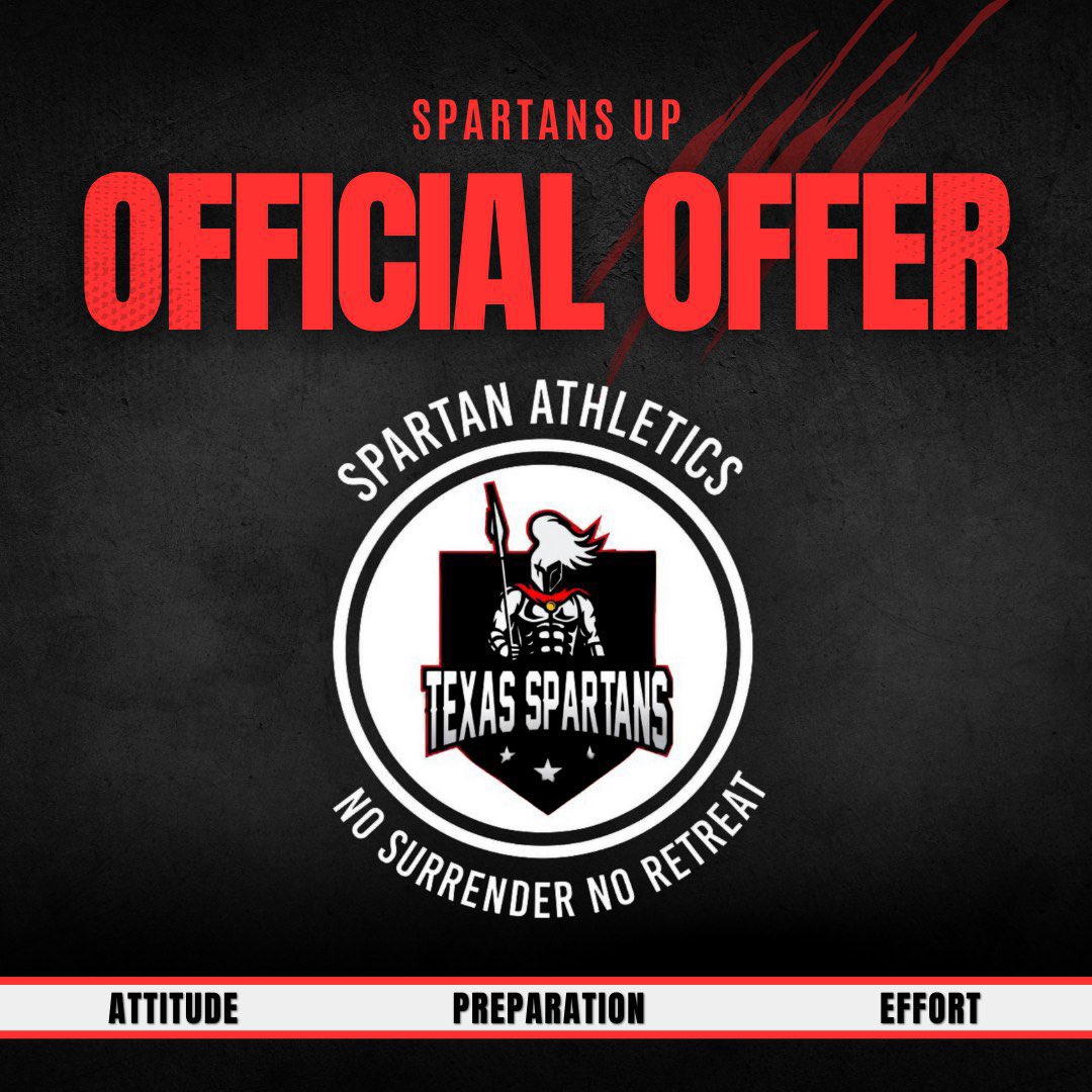 Bug2different's tweet image. Central Texas Spartans Offered! 🚨
@coachbeasley74 @CoachWash09 @YazooCityHSFB