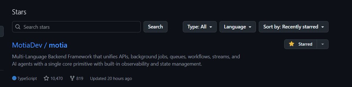 saishrak09's tweet photo. exploring new ways to handle workflows and backend jobs.

Just starred the repo and joined the @motiadev  Backend Reloaded Hackathon. Ready to ship some code!

#OpenSource #Motia #Hackathon https://t.co/WIb2z3DobQ