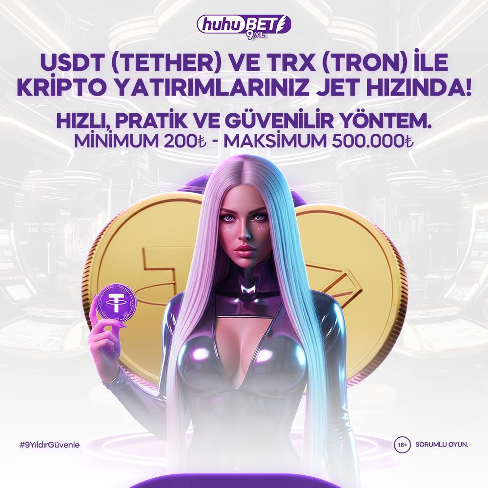 💸 USDT (Tether) &amp; TRX (Tron) ile Anında Kripto Yatırım!

⚡️ Hızlı • Güvenilir • Pratik

💸 Minimum 200₺ – Maksimum 500.000₺

🚀 Jet hızında transfer, zahmetsiz işlem!

Huhubet.online