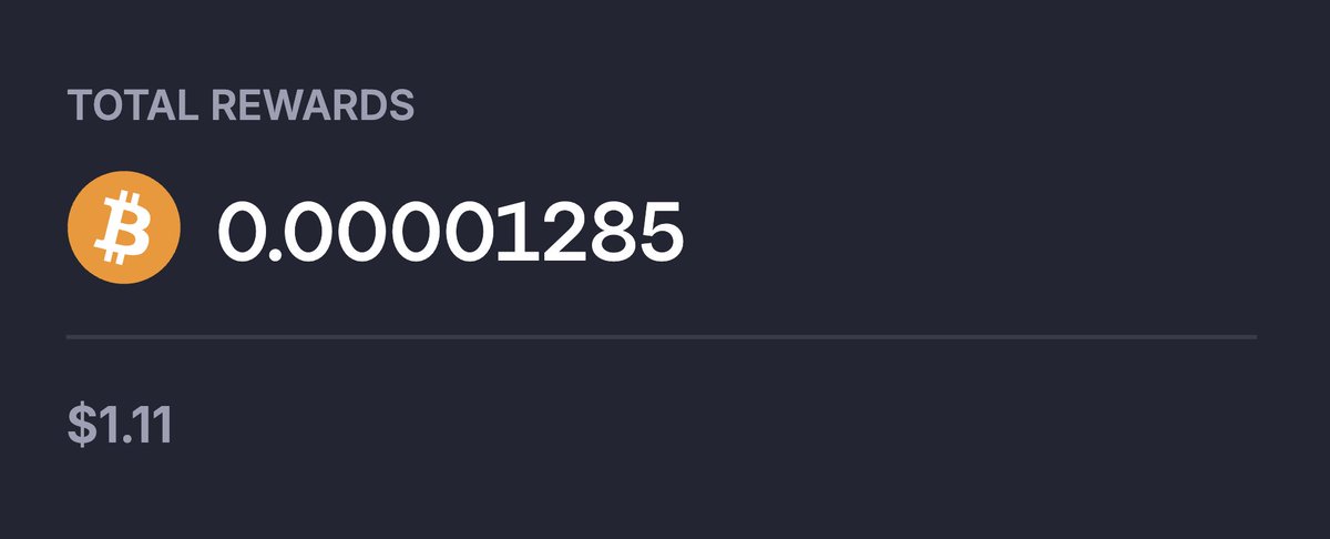 First $1 In Bitcoin :)