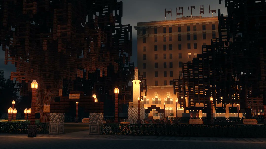 MinecraftMeme07's tweet photo. 4-Year Passion Project: A 1:1 Scale 1950s American Christmas City https://t.co/AK1J9zy10a