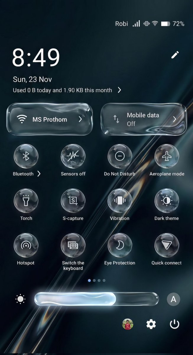 iDroidTalks's tweet image. Tried customizing the Funtouch OS 14 control panel into a liquid-glass style. How does it look to you? Any tweaks I should try next? #AndroidTweaks #ios26 #funtouchos14