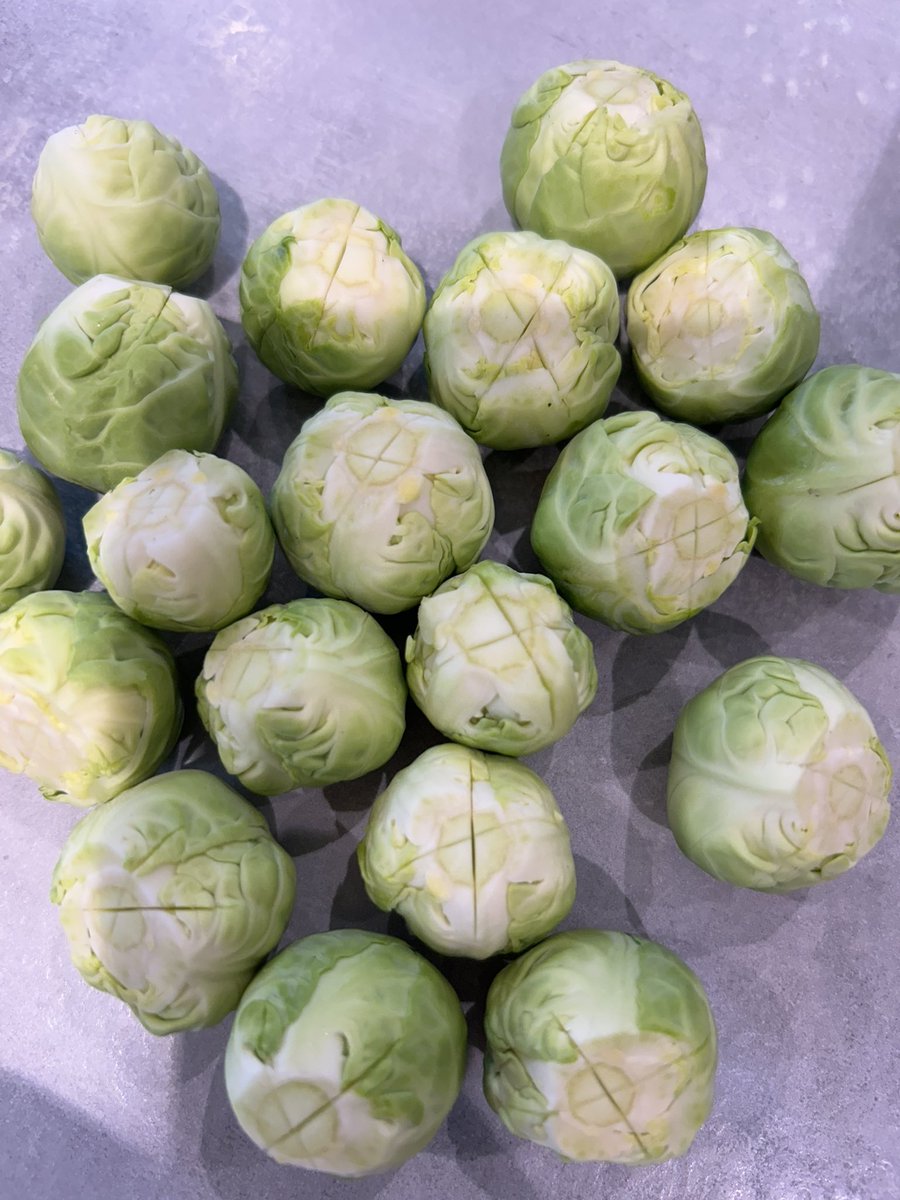 Gone Old Skool.
Mum said a ❌ always meant they would cooked for the Xmas Day. #Sprouts
