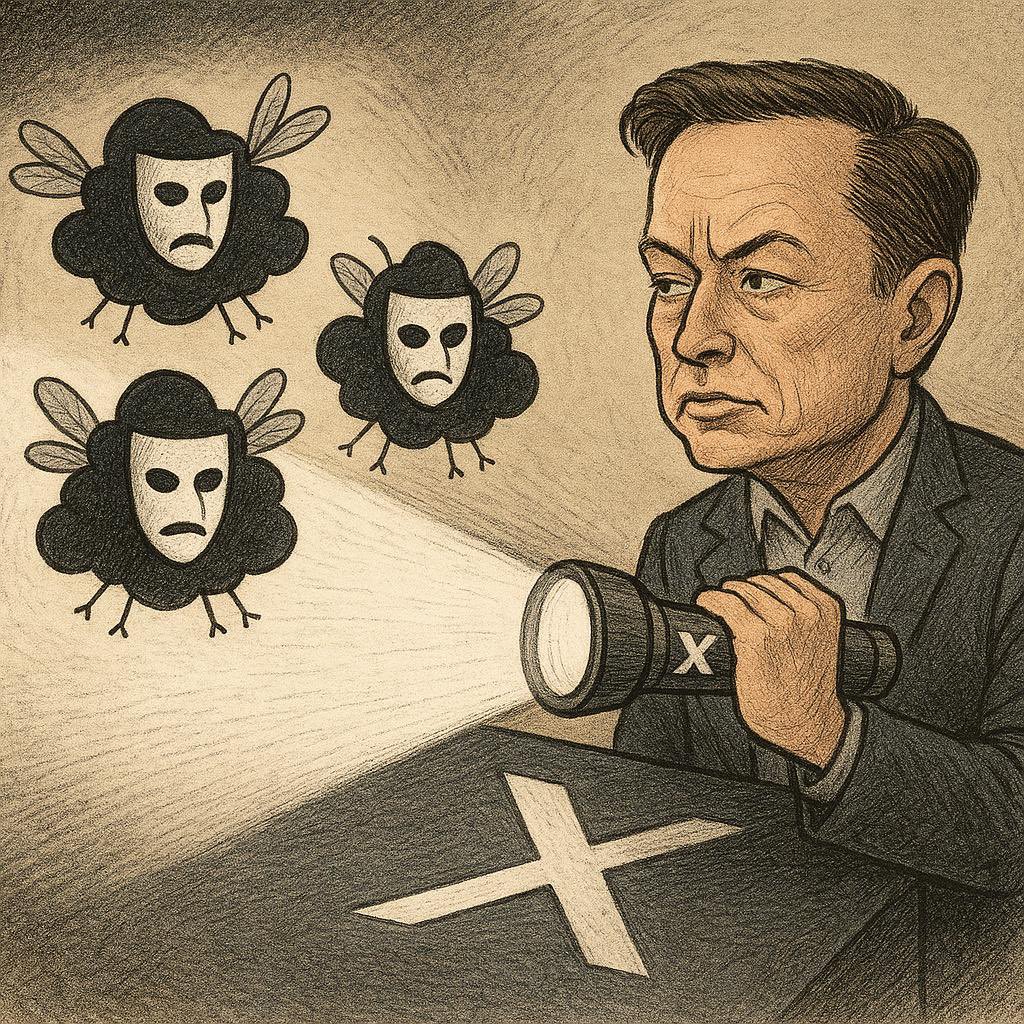 قابلیت جدید نشان دادن موقعیت جغرافیایی اکانت‌های شبکه ایکس، خیلی دروغ‌ها را فاش کرد! چه نزد آن‌هایی که دروغ‌ گرسنگی و سرما در غزه را از خارج از غزه پخش می‌کردند و چه نزد اکانت‌های سایبری و به اصطلاح ارزشی طرفدار جمهوری اسلامی.

از <a href="/X/">X</a> و <a href="/elonmusk/">Elon Musk</a> متشکریم✌️