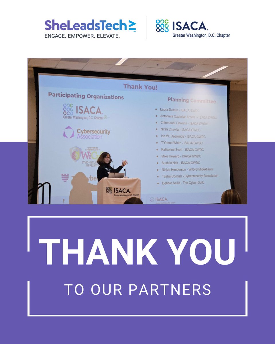 We are grateful to our partners for their continued support during the Leading Tech Conference. Your commitment contributed to a unique experience and we are looking forward to continuing this partnership and creating more impact together. 

<a href="/WicysMAA/">WiCyS_MidAtlantic</a>