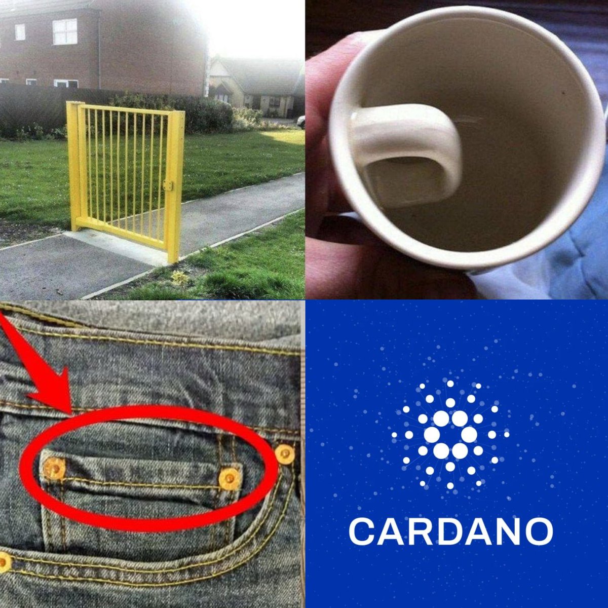 Jeremybtc's tweet image. The 4 most useless things of all time