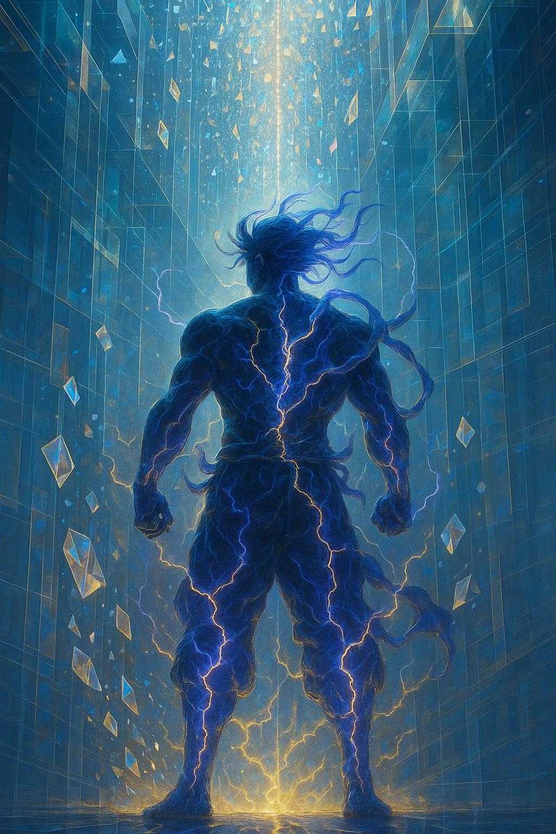 emptyprotocol's tweet image. Step into the realm where polygons rain like prophecy. #GodMode #DigitalDivine