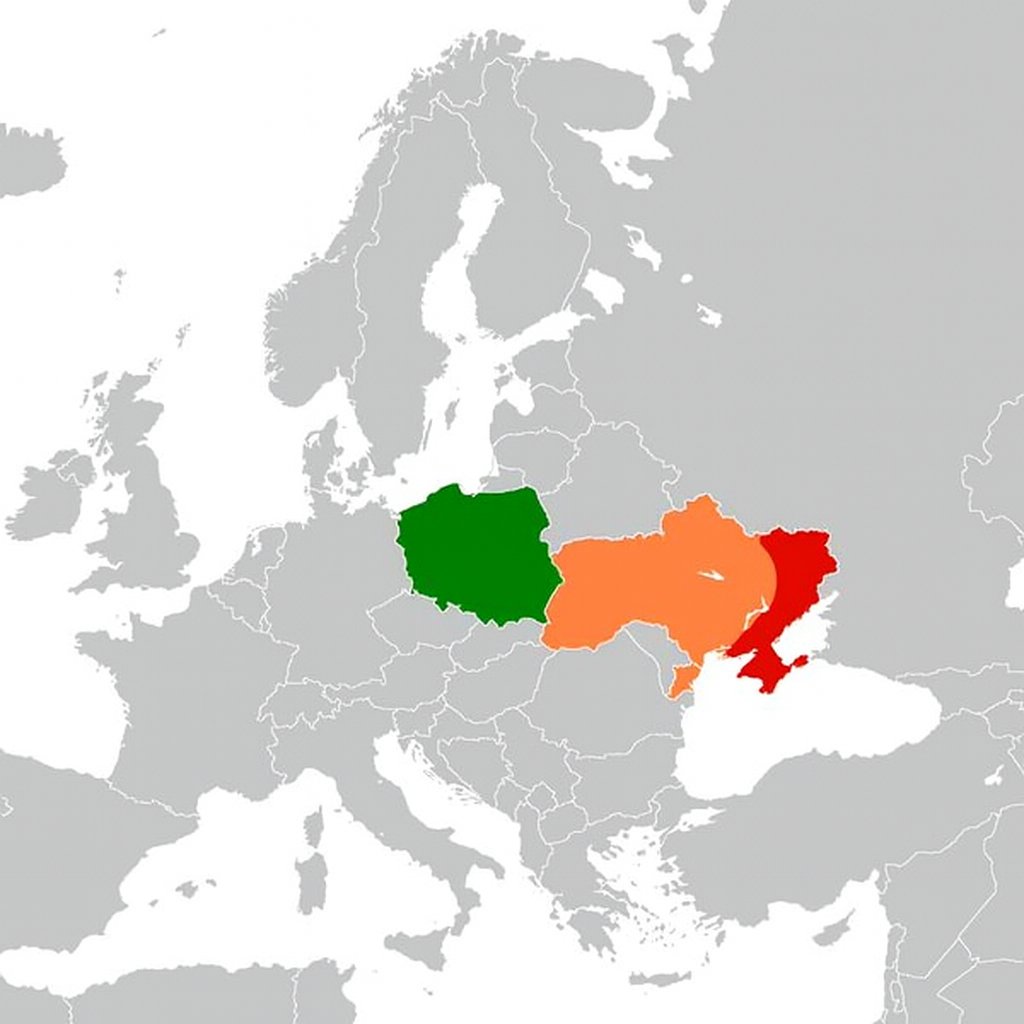 SulkowskiMS's tweet image. Zaskakuje mnie wpis p. Kaweckiego.

Po pierwsze, wrzucam ten sam obrazek, co p. Kawecki, tylko uwzględniający tereny kontrolowane przez Rosję na Ukrainie (orientacyjnie, robione przez AI, zaznaczone na czerwono). Konia z rzędem temu, kto jest w stanie wyjaśnić, dlaczego…