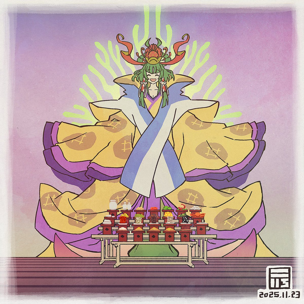 y_koichi's tweet image. 時間オーバー (新嘗祭)