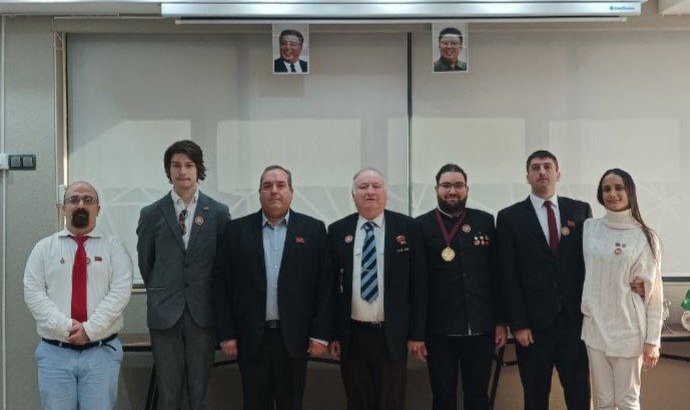 DPRK_CAODEBENOS's tweet image. Encuentro internacional con motivo del 25° Aniversario de la KFA (Asociación de Amistad con Corea) en Granada.