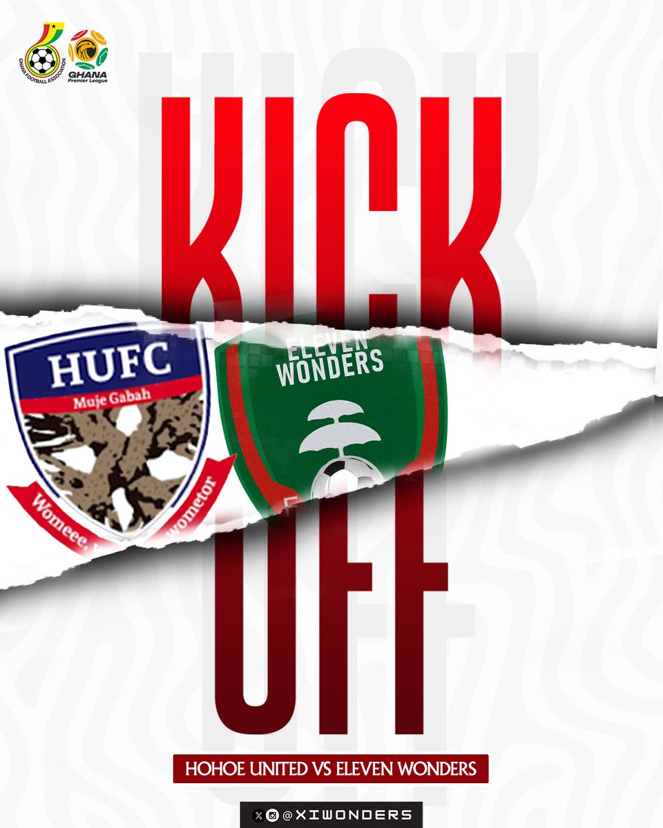 XIWondersFC's tweet photo. We are underway at the Hohoe Sports Stadium🏟️ 

HUFC❤️ [0-0] EWFC

#XIWonders || #HUFCEWFC https://t.co/0X9nkymSfu