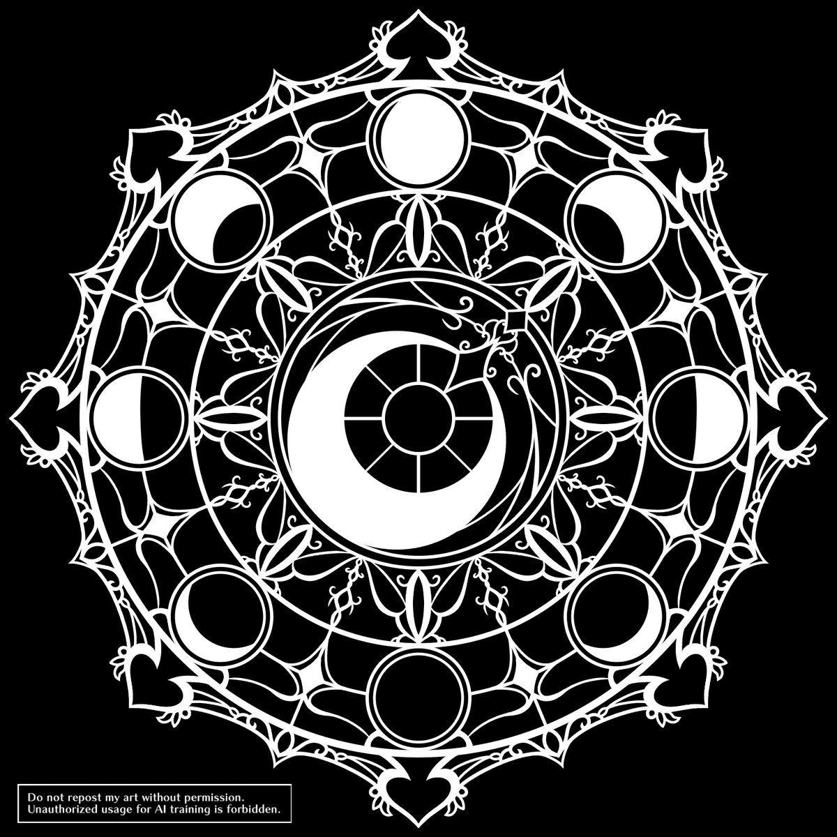 CNDR_SCNR's tweet photo. "Phases of the Moon -reworked-"

A remake of my "Phases of the Moon" artwork.
#Art #OriginalArt #GraphicDesign #MagicCircle https://t.co/A2HqMKf6G1