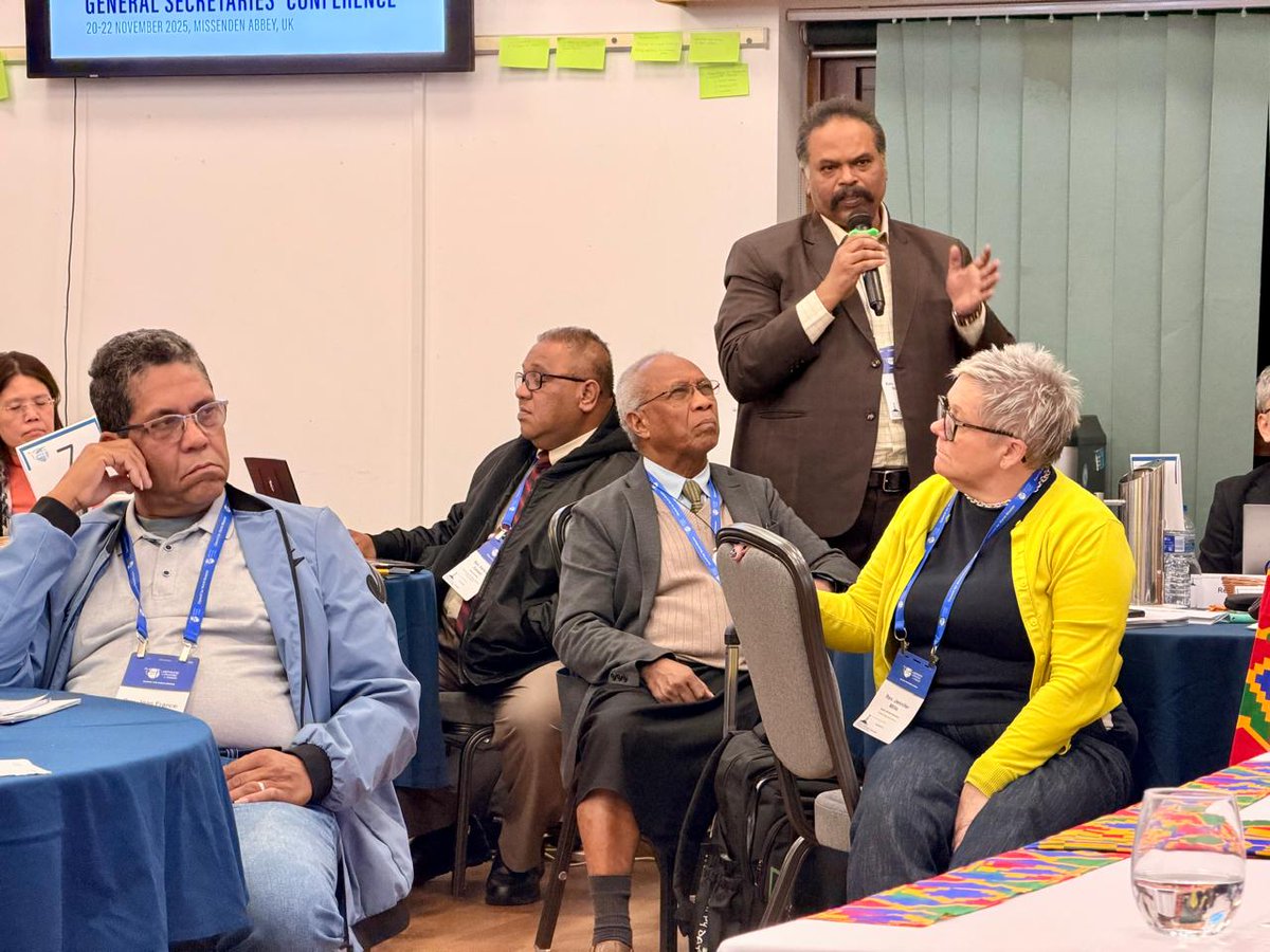 FernandasRaja's tweet photo. Honoured to be part of the Council for World Mission (CWM) General Secretaries’ Conference in the UK, reflecting on “Embodying Hope, Revisioning Mission.”  

#ADVCFRR #cfernandas #CWMConference #GeneralSecretaries #EmbodyingHope #ReimaginingMission #CSI #CWM https://t.co/C9anEi8BQ0