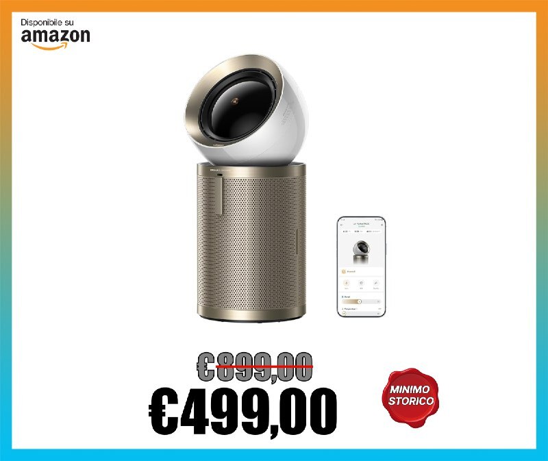 Studionews24's tweet image. 🏠 DREAME PM20 AirPursue Purificatore con Tecnologia Enviro Detect, Tecnologia di Modulazione a Doppio Flusso, Riscaldam... ift.tt/7RHUVt3