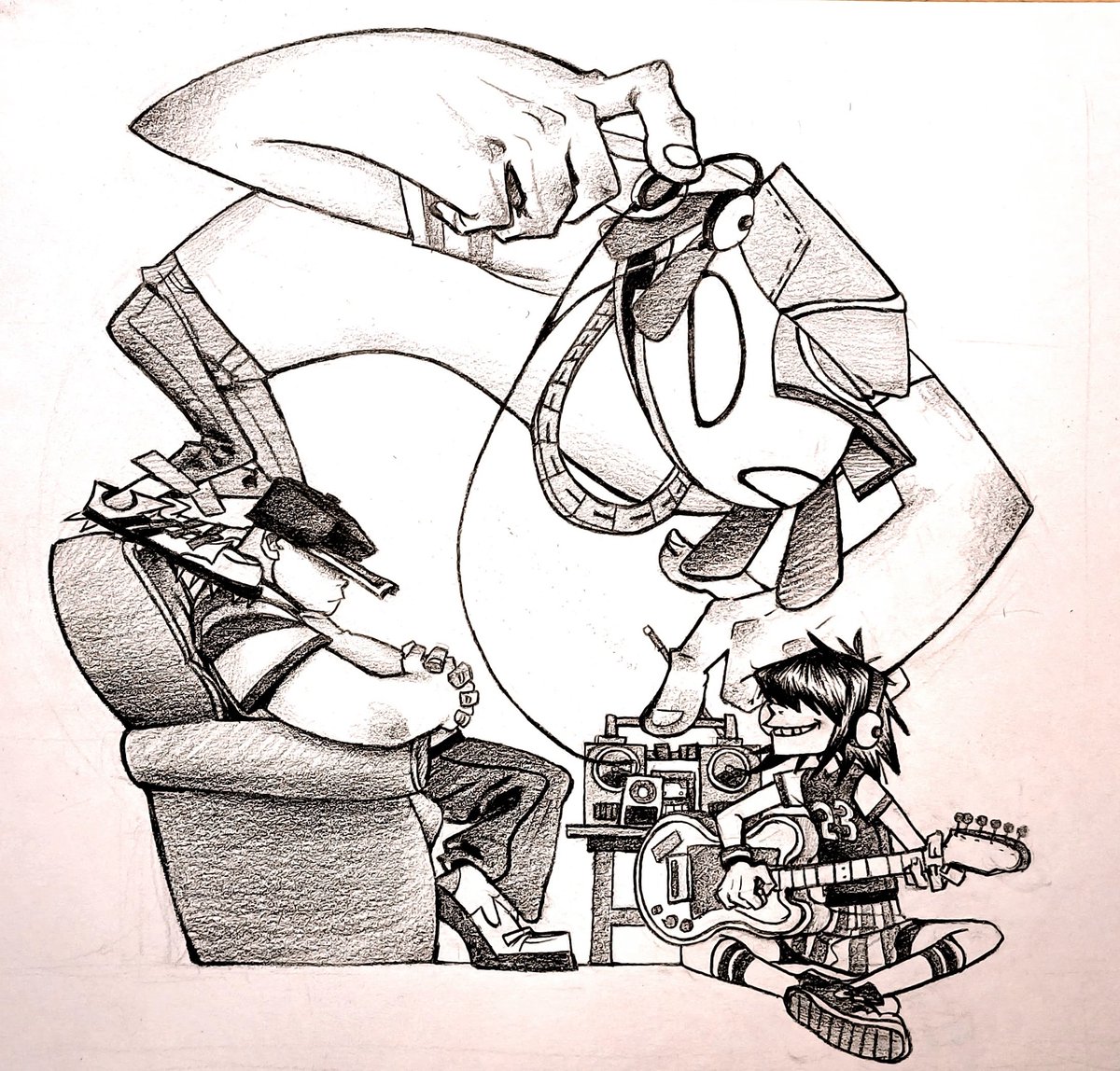 goleum7's tweet image. #gorillaz