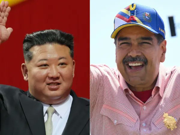 🚨 🇰🇵 🇻🇪 ÚLTIMA HORA: El presidente de Corea del Norte, Kim Jong-un, felicita al presidente de Venezuela, Nicolás Maduro, con motivo de su cumpleaños. 

“Nadie toca a Venezuela ”
#FelizCumpleañosNico
#FelizCumpleañosPresidente