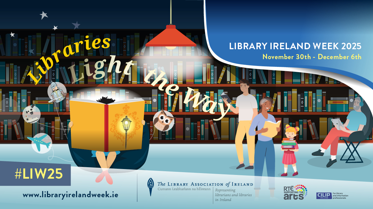 rte's tweet image. ✨ RTÉ Supporting the Arts ✨

📚 Library Ireland Week
📅 30th November - 6th December
👉 Check out events happening online and in your local library: libraryirelandweek.ie

#RTESupportingtheArts #LIW25 @LAIonline