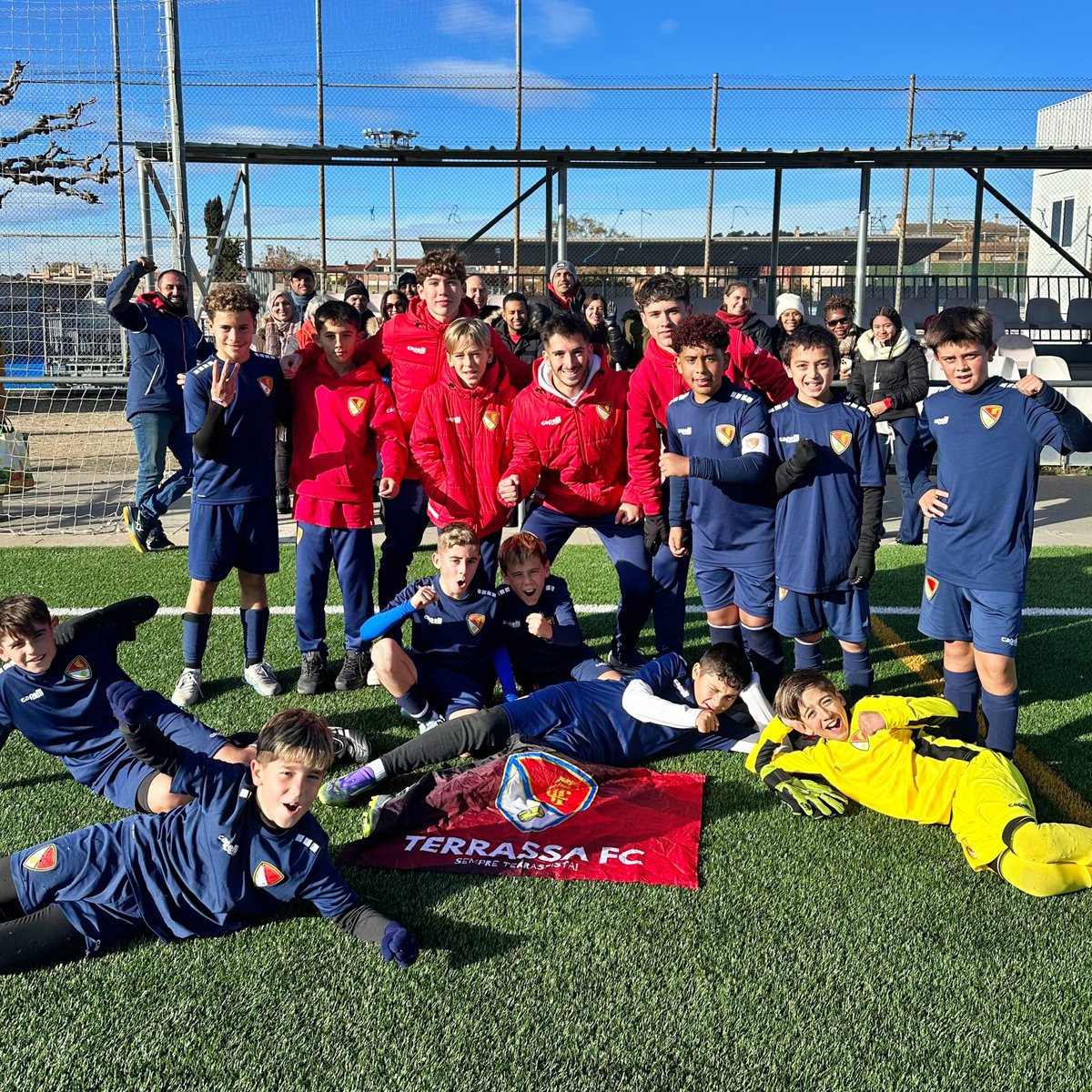 📢 DUES VICTÒRIES #TERRASSISTES MÉS DEL S1️⃣2️⃣C DE <a href="/jaume_giol/">Jaume Giol</a>‼️

✅ 𝗚𝗢𝗟𝗘𝗝𝗔𝗗𝗔 contra el #Juventud25deSeptiembre (1️⃣3️⃣-2️⃣)
⚽ Adam (4), Marc (3), Haytham (3), Biel (2) i Jan!

✅ 𝗧𝗥𝗜𝗢𝗠𝗙 (3️⃣-6️⃣) i DERBI al camp del #CNTerrassa! 
⚽ Adam (3), Biel, Marc i Haytham!