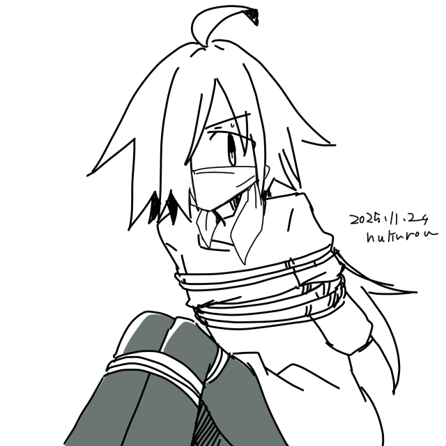 簡単縛り落書きでフィル
縛るの久しぶり